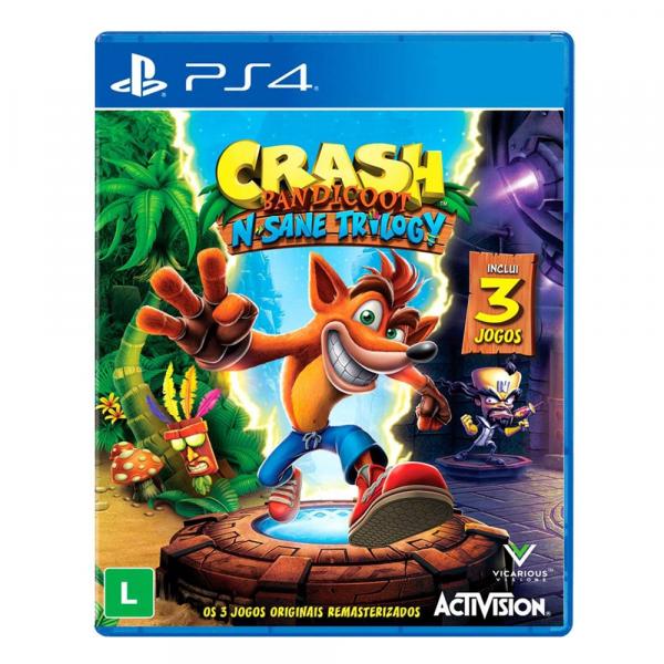 Jogo Crash Bandicoot N Sane Trilogy Playstation 4 - Sony