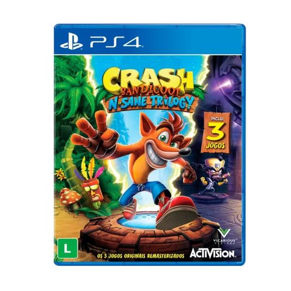 Jogo Crash Bandicoot N Sane Trilogy - PS4 - Sony