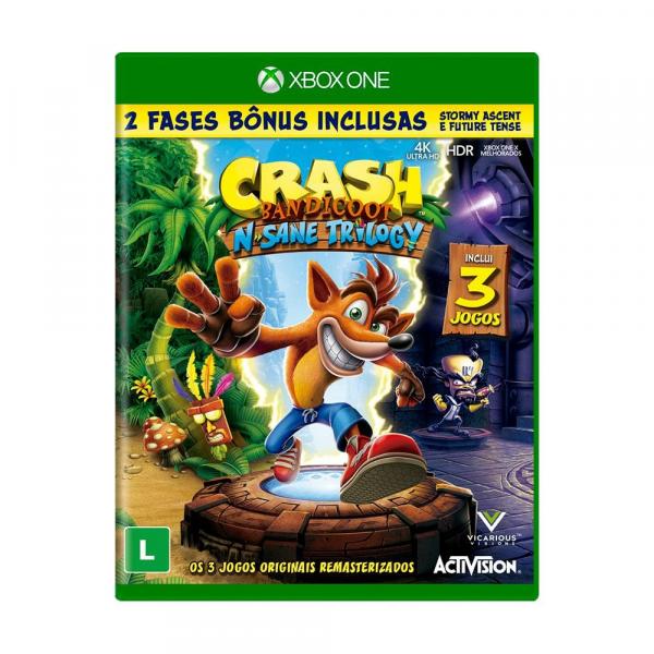 Jogo Crash Bandicoot N Sane Trilogy - Xbox One - Activision