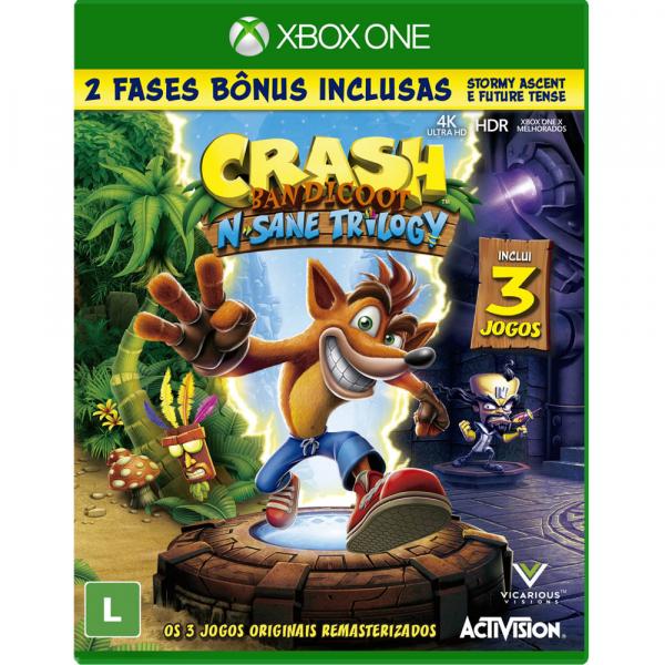 Jogo Crash Bandicoot NSane Trilogy - Xbox One - Activision