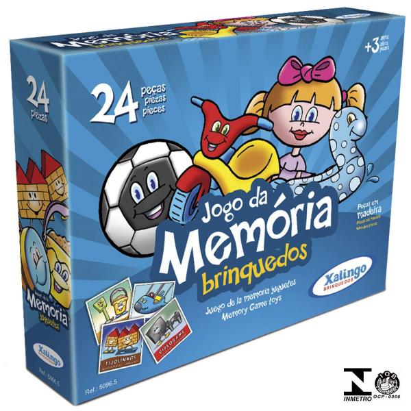 Jogo da Memória Brinquedos 24 Peças 5096.5 Xalingo