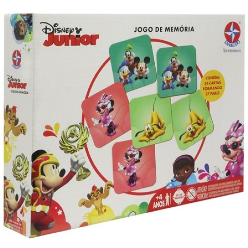 Jogo da Memória - Disney Junior - ESTRELA