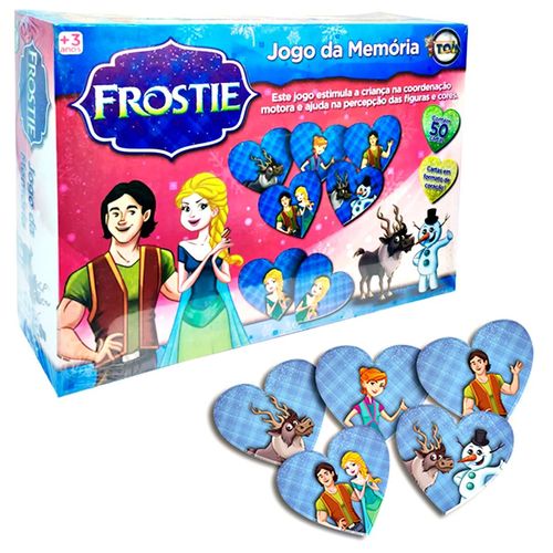 Jogo da Memória Frostie 50 Peças - Toia