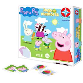 Jogo da Memoria Peppa Pig - Estrela