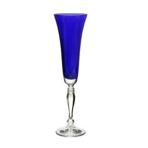 Jogo de 6 Taças Victoria Azul para Champagne