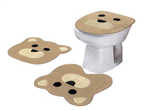 Jogo de Banheiro Formato Urso Castor