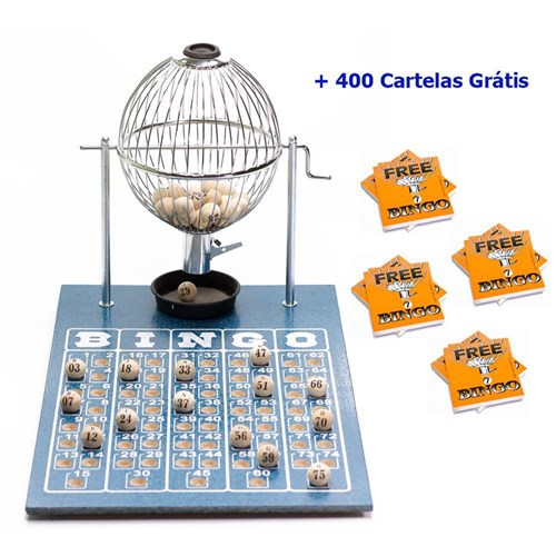 Jogo De Bingo 75 Bolas Médio Nº2 Com 400 Cartelas Iz