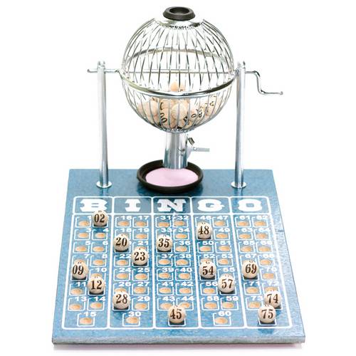 Jogo de Bingo 75 Bolas Pequeno Nº1 com 300 Cartelas IZ