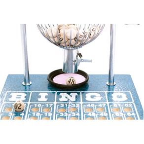 Jogo de Bingo 75 Bolas Pequeno Nº1 com 300 Cartelas IZ