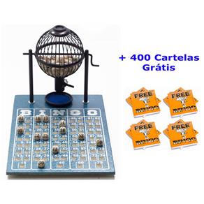 Jogo de Bingo 75 Bolas Pequeno Nº1 com 400 Cartelas IP