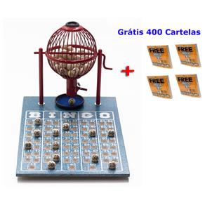 Jogo de Bingo 75 Bolas Pequeno Nº1 com 400 Cartelas IV