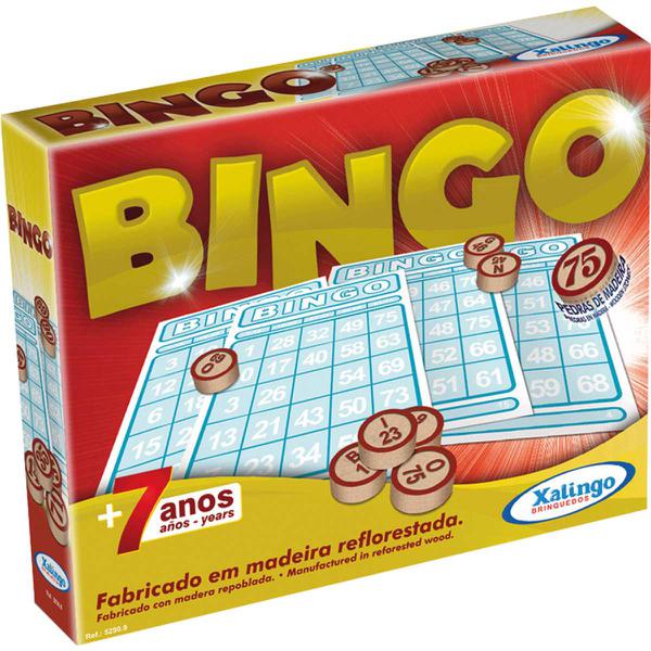 Jogo de Bingo Bingo de Pedras de Madeira - Xalingo