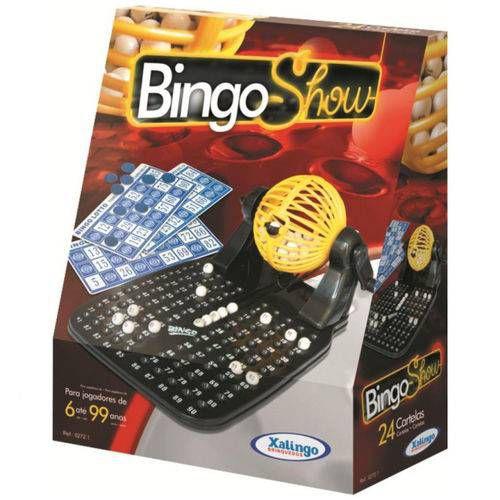 Jogo de Bingo Bingo Show C/24 Cartelas Xalingo