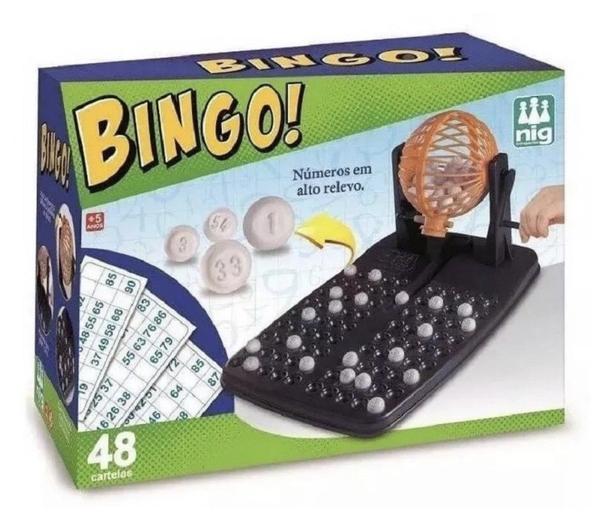 Jogo de Bingo com Globo - 48 Cartelas - Nig