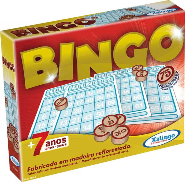 Jogo de Bingo Pedras de Madeira - 5290.9 Xalingo