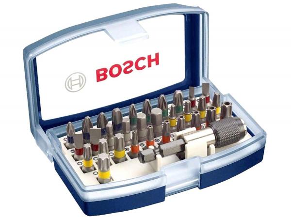 Jogo de Bits Bosch 1/4” 2607017359 - 32 Peças
