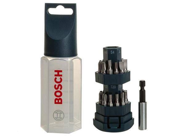 Jogo de Bits Bosch 1/4” Big Bit - 25 Peças
