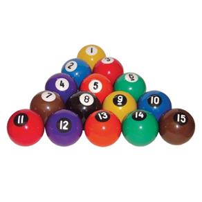 Jogo de Bolas para Snooker Numerada 16 (1 a 15 + 1 Br) 54mm- Procópio