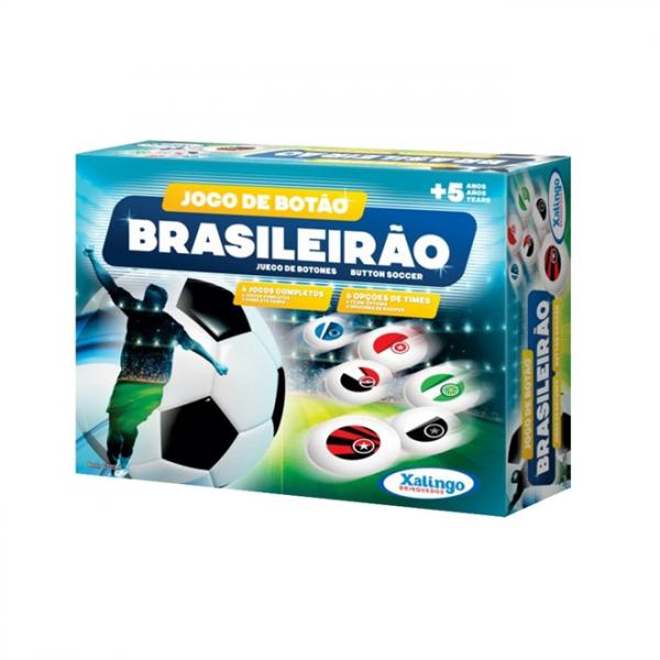 Jogo de Botão Infantil Brasileirão com 4 Times 0720.9 Xalingo