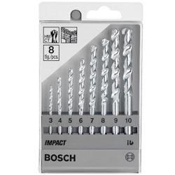 Jogo de Brocas para Concreto e Pedra c/ 8 peças - Bosch