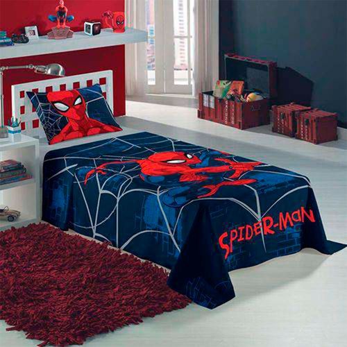 Jogo de Cama Infantil Spider Man 3 Peças Lepper Spider Man