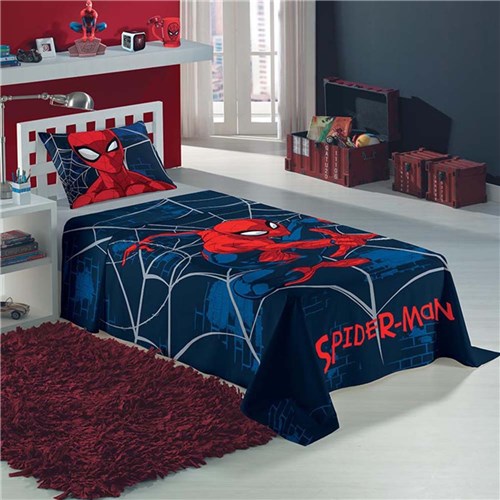 Jogo de Cama Infantil Spider Man 3 Peças - Lepper