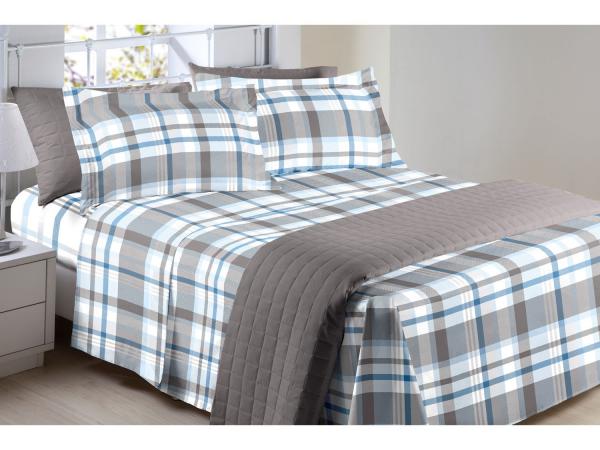 Jogo de Cama / Lençol Queen Size Color Art - Maddox 4 Peças 150 Fios Corttex