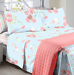 Jogo de Cama Queen Color Art Joyce 4 Peças - Corttex