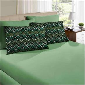 Jogo de Cama Queen 3 Peças Monaco Verde Iris Portallar