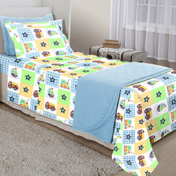 Jogo de Cama Solteiro 150X220 N/Microtec Brinquedo