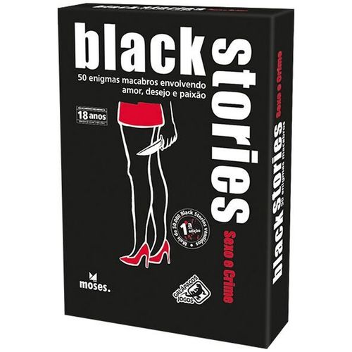 Jogo de Cartas Black Stories Sexo e Crimes - Galápagos