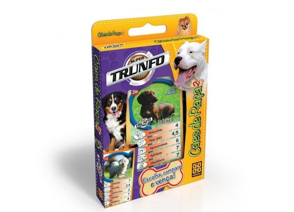 Jogo de Cartas Super Trunfo Cães de Raça 2 - Grow
