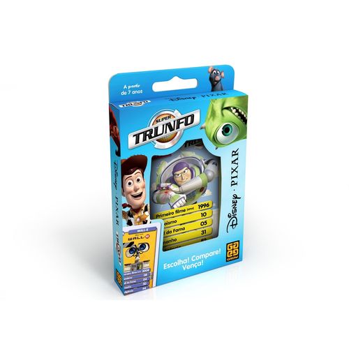 Jogo de Cartas Super Trunfo Disney Pixar - Grow