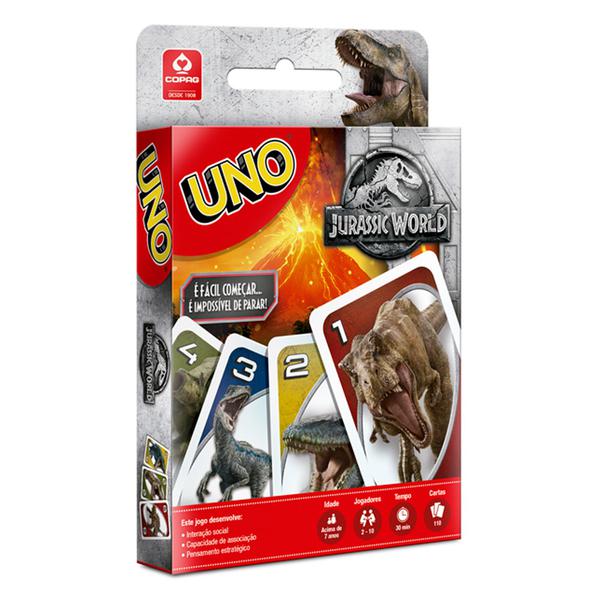 Jogo de Cartas - UNO - Jurassic World - Copag