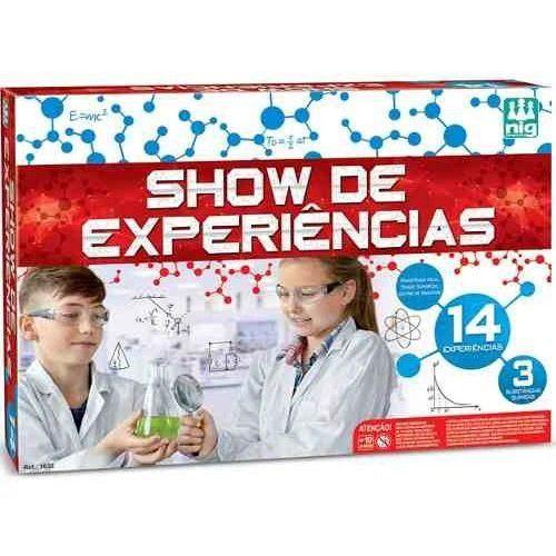 Jogo de Ciências Show de Experiências - C/ Kit de Experiências - Nig