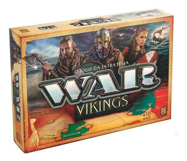 Jogo de Estratégia Tabuleiro War Vikings Grow