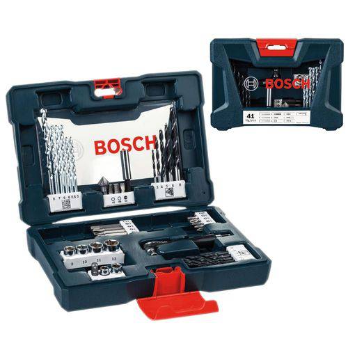 Jogo de Ferramentas Bosch Kit V Line 41 Peças