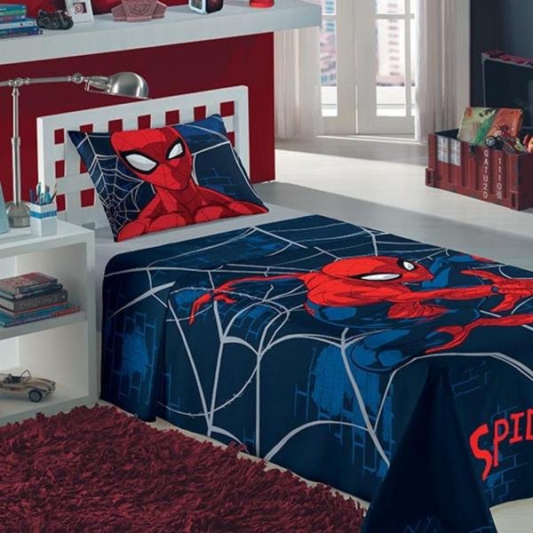 Jogo de Lençol Infantil Spider Man 2 Peças Lepper