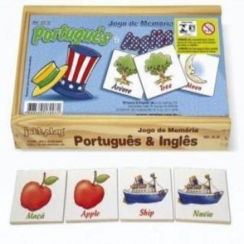 Jogo de Memoria Ingles e Portugues 40 Pcs - 2232