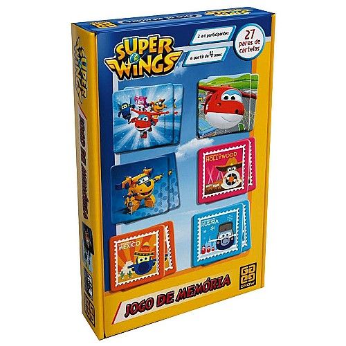 Jogo de Memória Super Wings - Grow