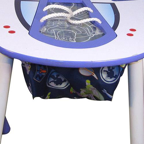 Jogo de Mesa e 1 Cadeira em Formato de Foguete Toy Story - Fun Spaces