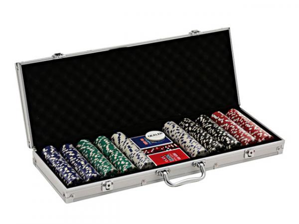 Jogo de Poker Profissional 500 Fichas - Incasa NM0003