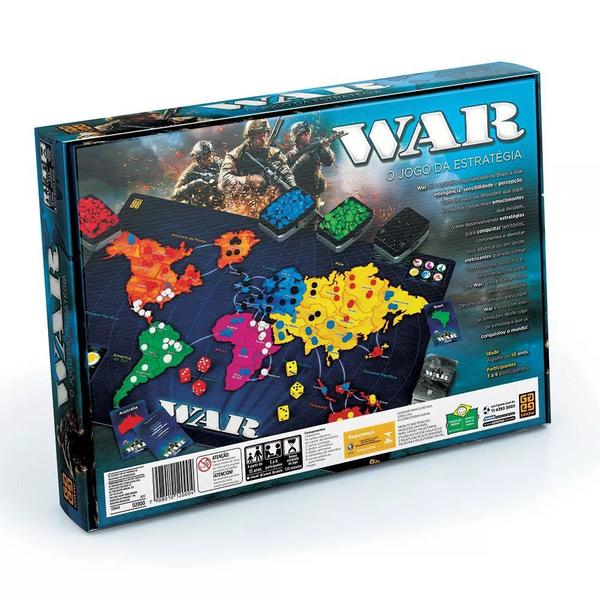 Jogo de Tabuleiro com Estratégia War - 2000 - Grow