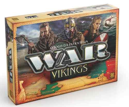 Jogo de Tabuleiro Grow War Vikings o Jogo da Estrategia