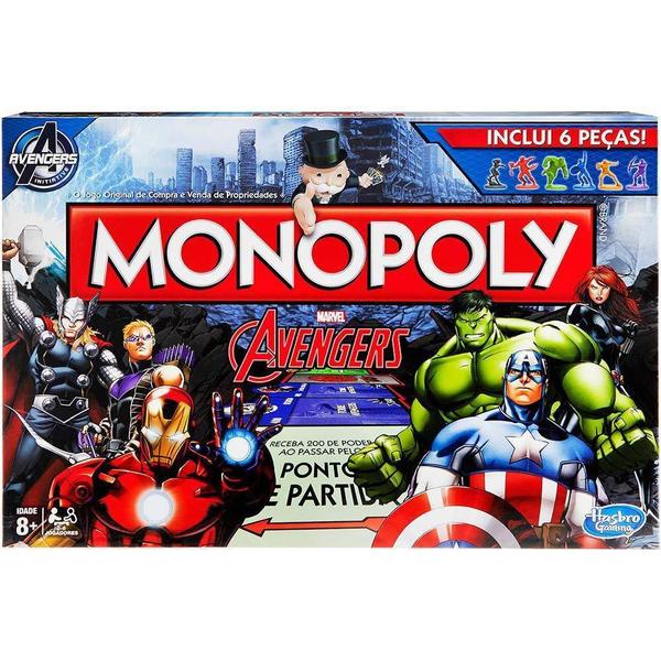 Jogo de Tabuleiro Monopoly Avengers B0323 Hasbro