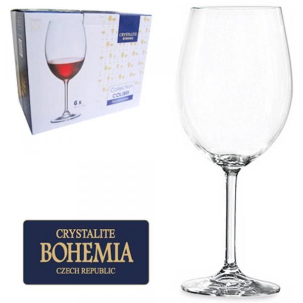 Tudo sobre 'Jogo de Taca de Cristal para Vinho Tinto com 6 Unidades 580ML - Bohemia'