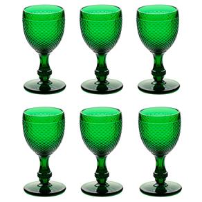 Jogo de Taças para Água Bon Gourmet Glass Line 6928 Verde - 6 Peças