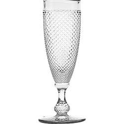 Jogo de Taças para Champagne Bico de Jaca Clear 120ml 6 Peças - Rojemac