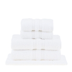 Jogo de toalhas de banho buddemeyer 5 peças algodão egípcio branco
