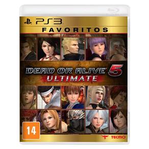 Jogo Dead Or Alive 5 Ultimate - Favoritos - PS3